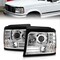 Anzo Usa 92-96 F150/F250/BRONCO PROJECTOR HALO CHROME W/SIDE MARKER W/PARKING L 111183 - alternate 1